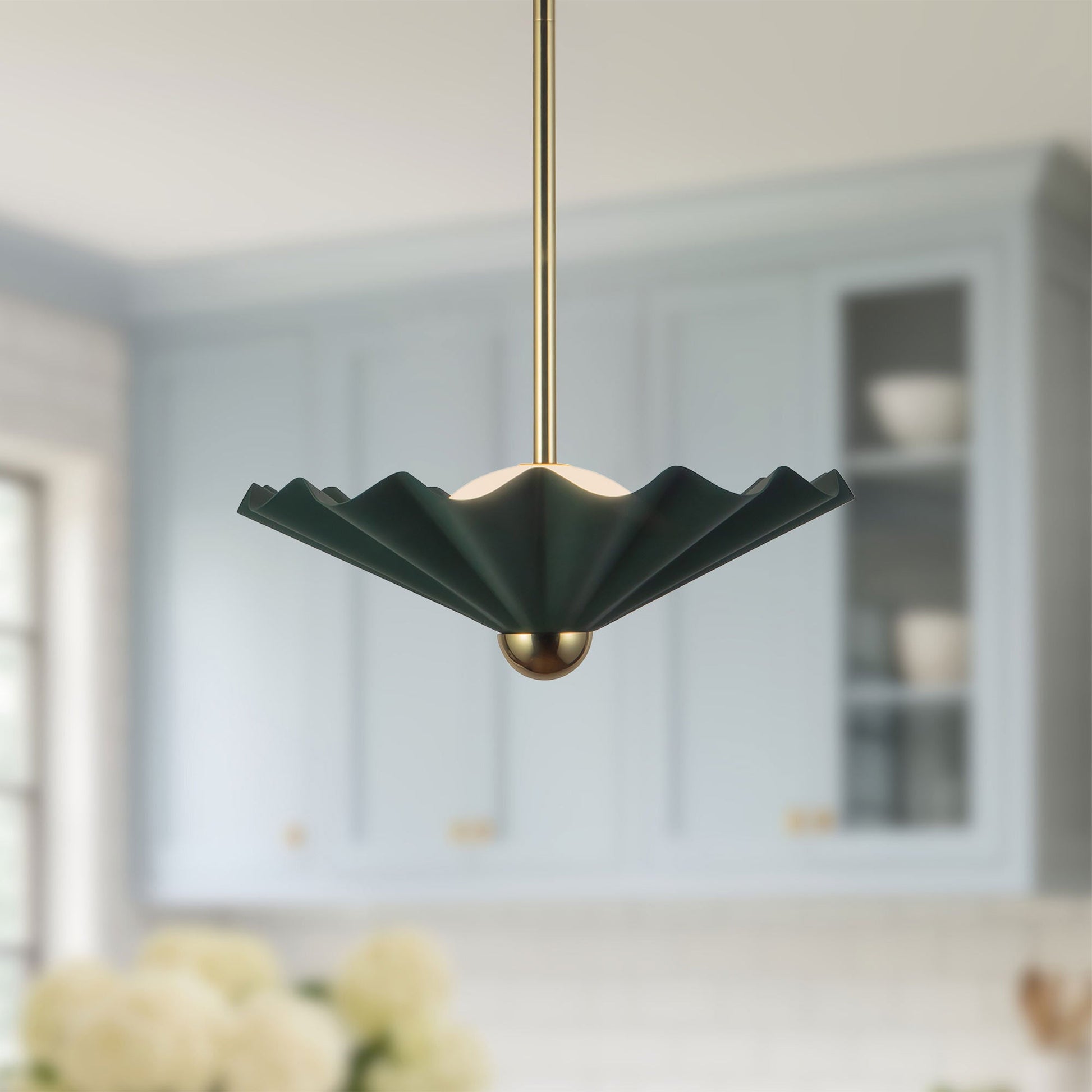Furrow LED Pendant Light in Detail.
