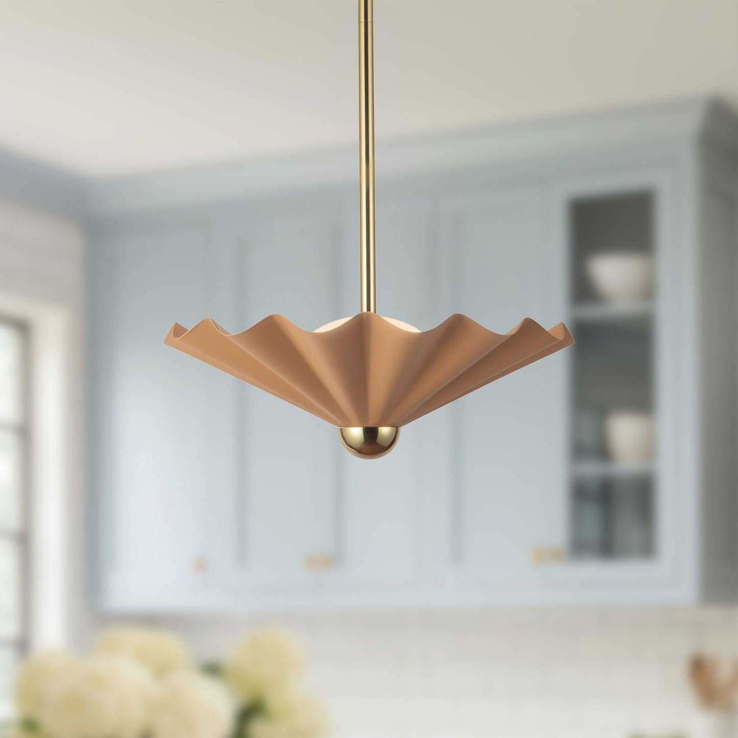 Furrow LED Pendant Light in Detail.