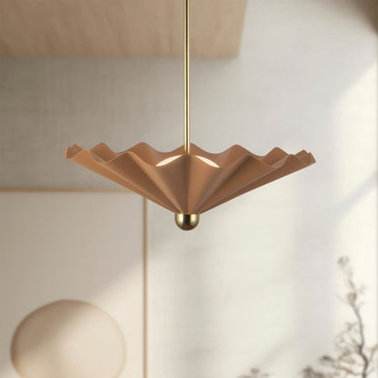 Furrow LED Pendant Light in Detail.