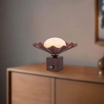 Furrow Table Lamp in Detail.