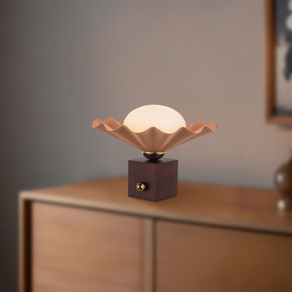 Furrow Table Lamp in Detail.
