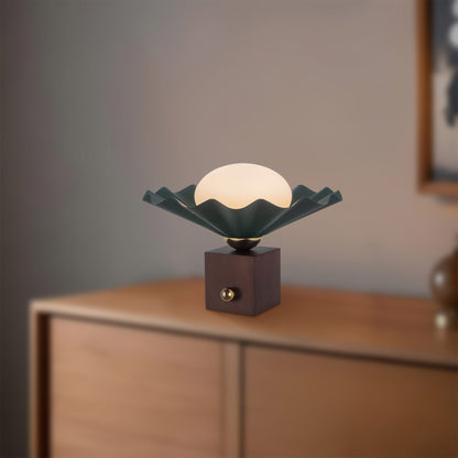 Furrow Table Lamp in Detail.