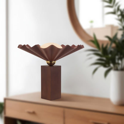Furrow Table Lamp in Detail.