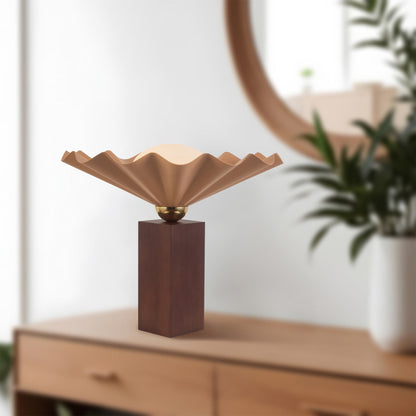 Furrow Table Lamp in Detail.