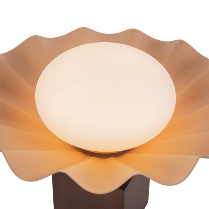 Furrow Table Lamp in Detail.