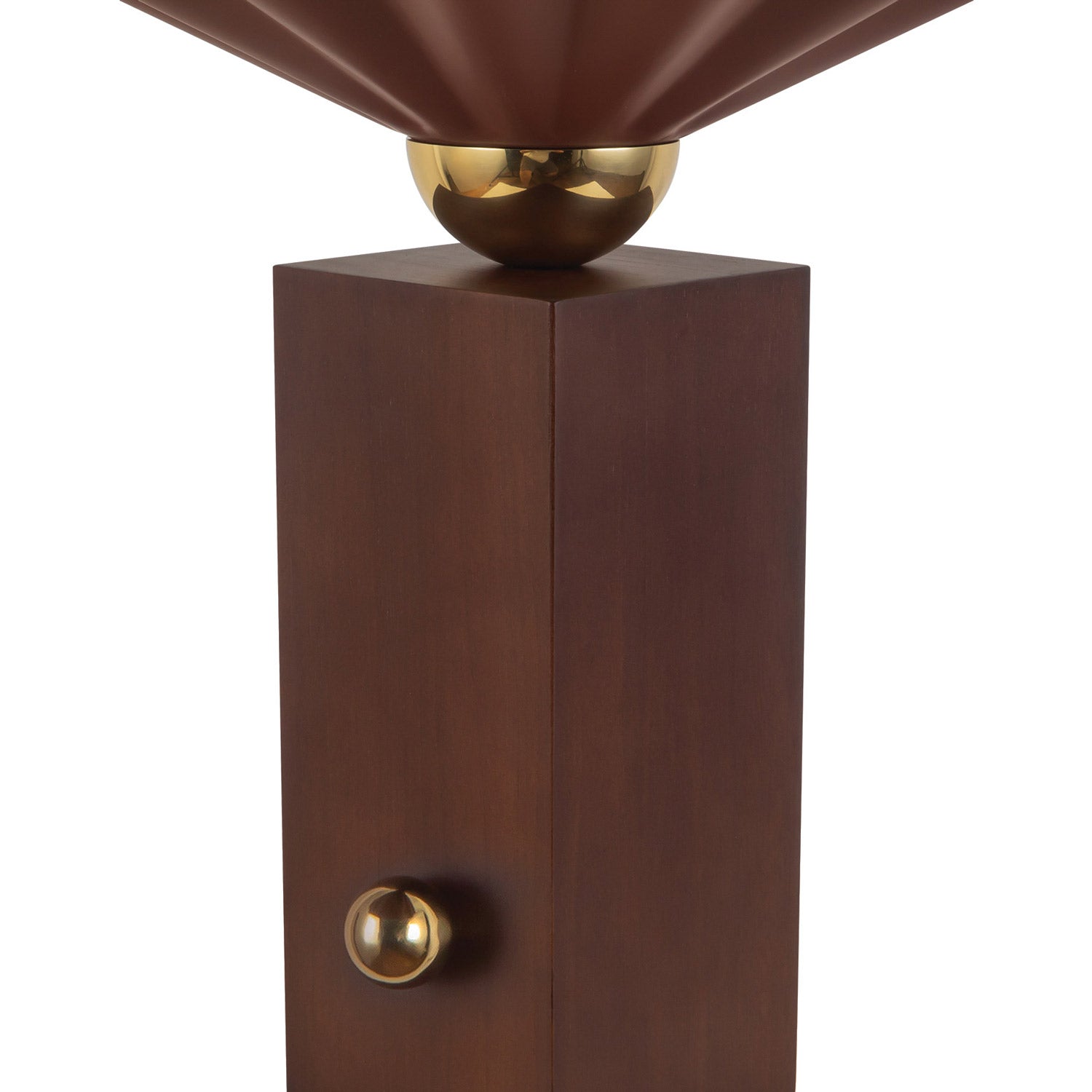 Furrow Table Lamp in Detail.