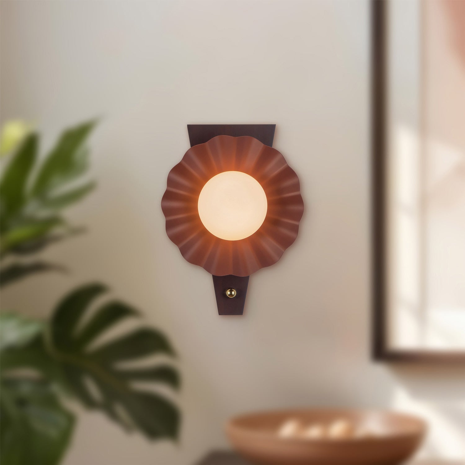 Furrow Wall Light in Detail.