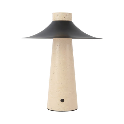 Hagen LED Rechargeable Table Lamp in Urban Bronze.