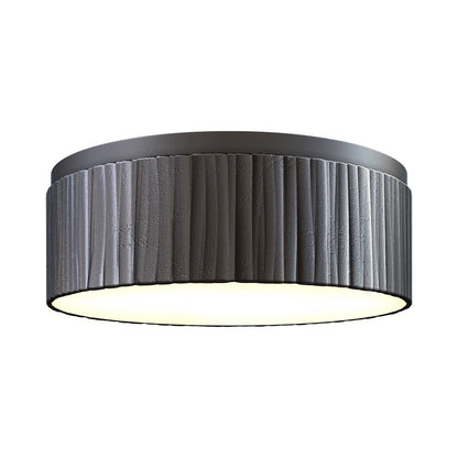 Kensington LED Flush Mount Ceiling Light in Urban Bronze.