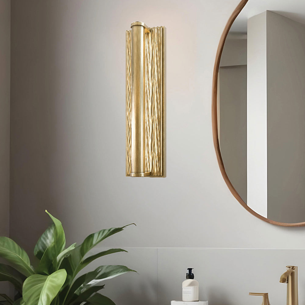 Kensington LED Wall Light in bathroom.