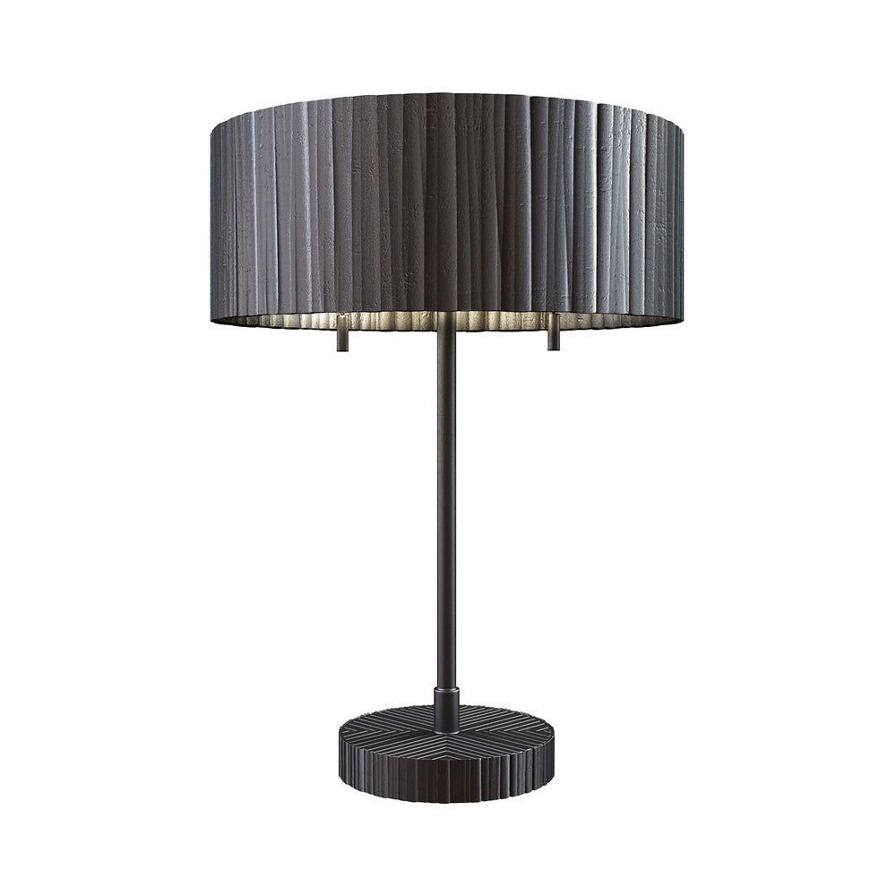 Pepin Brass Black Shade Table Lamp