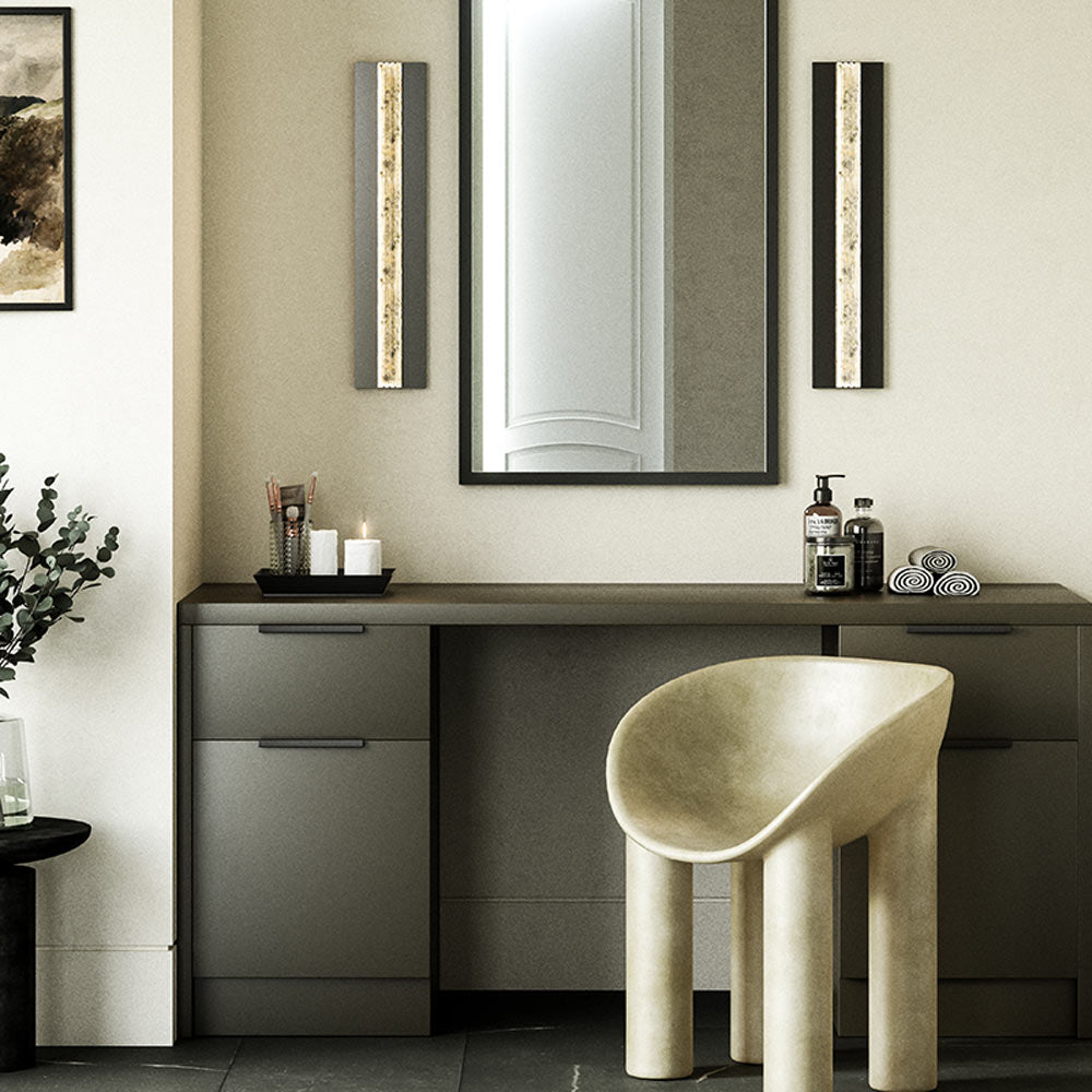 Kismet LED Vanity Wall Light in bedroom.