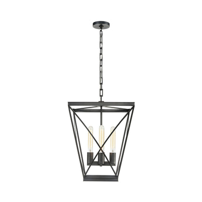Lattice Pendant Light in Urban Bronze.