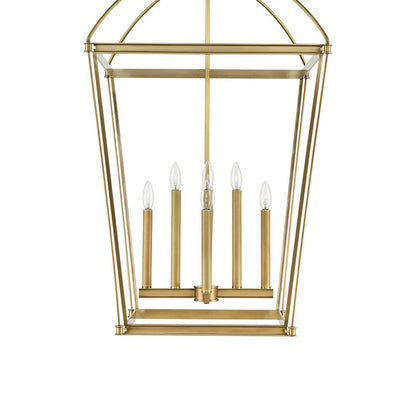 Manor Foyer Pendant Light in Detail.