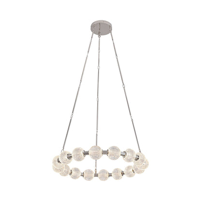 Marni LED Chandelier in Polished Nickel (Small).