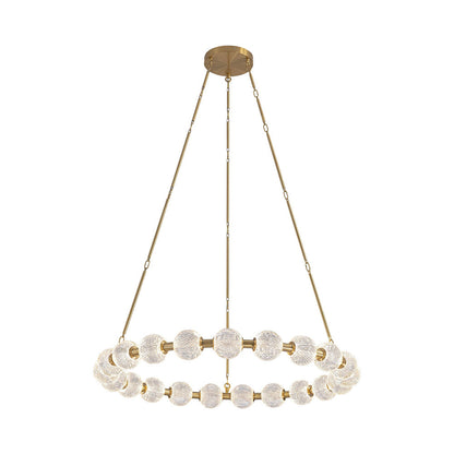 Marni LED Chandelier in Natural Brass (Large).