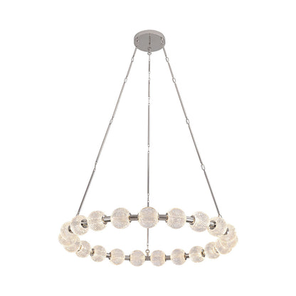 Marni LED Chandelier in Polished Nickel (Large).