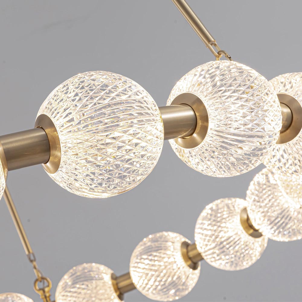 Marni LED Chandelier in Detail.