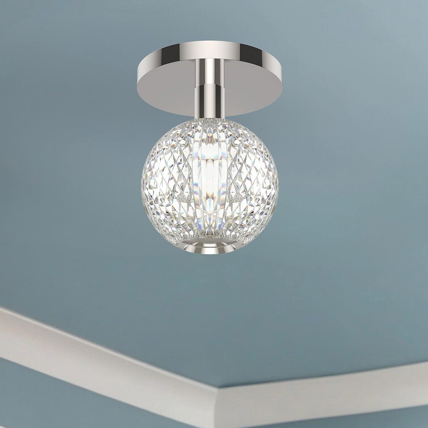 Marni LED Flush Mount Celling Light in Detail.