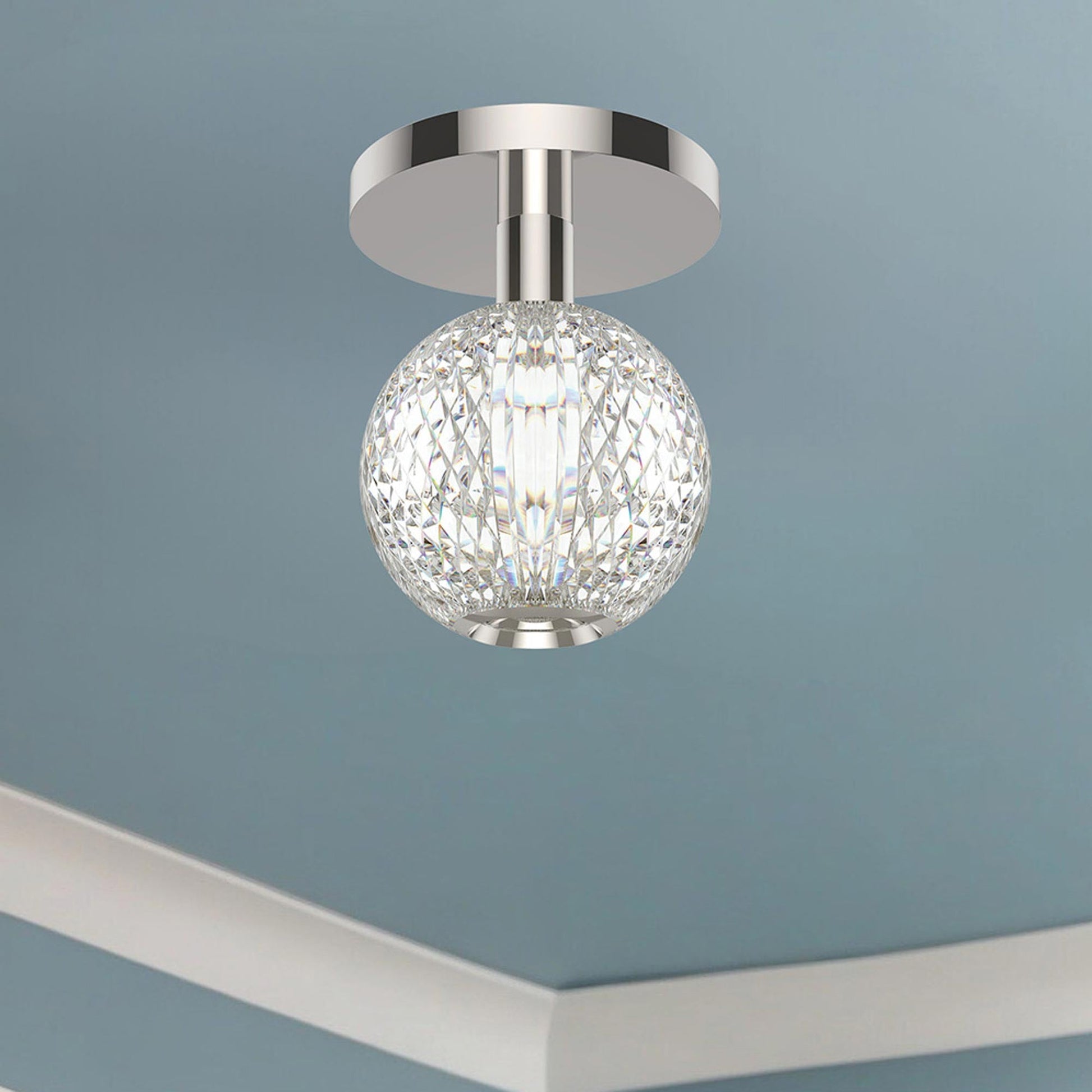 Marni LED Flush Mount Celling Light in Detail.