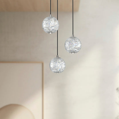 Marni LED Multi Light Pendant Light in Detail.