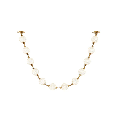 Marni LED Sphere Pendant Light in Natural Brass/Remote Driver (12-Light).