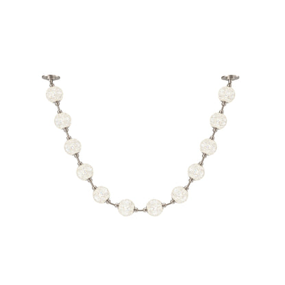 Marni LED Sphere Pendant Light in Polished Nickel/Remote Driver (12-Light).