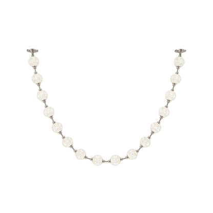 Marni LED Sphere Pendant Light in Polished Nickel/Remote Driver (16-Light).