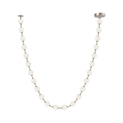 Marni LED Sphere Pendant Light in Polished Nickel/Without Remote Driver (24-Light).