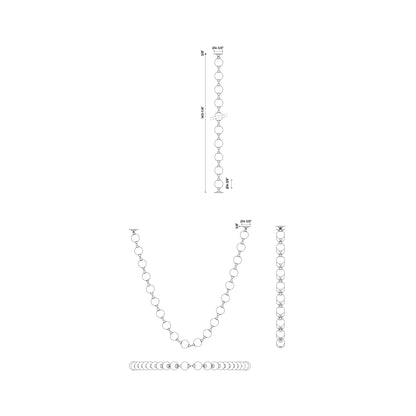 Marni LED Sphere Pendant Light - line drawing.