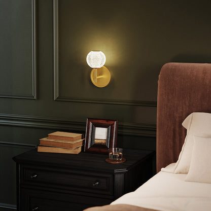 Marni LED Wall Light in bedroom.