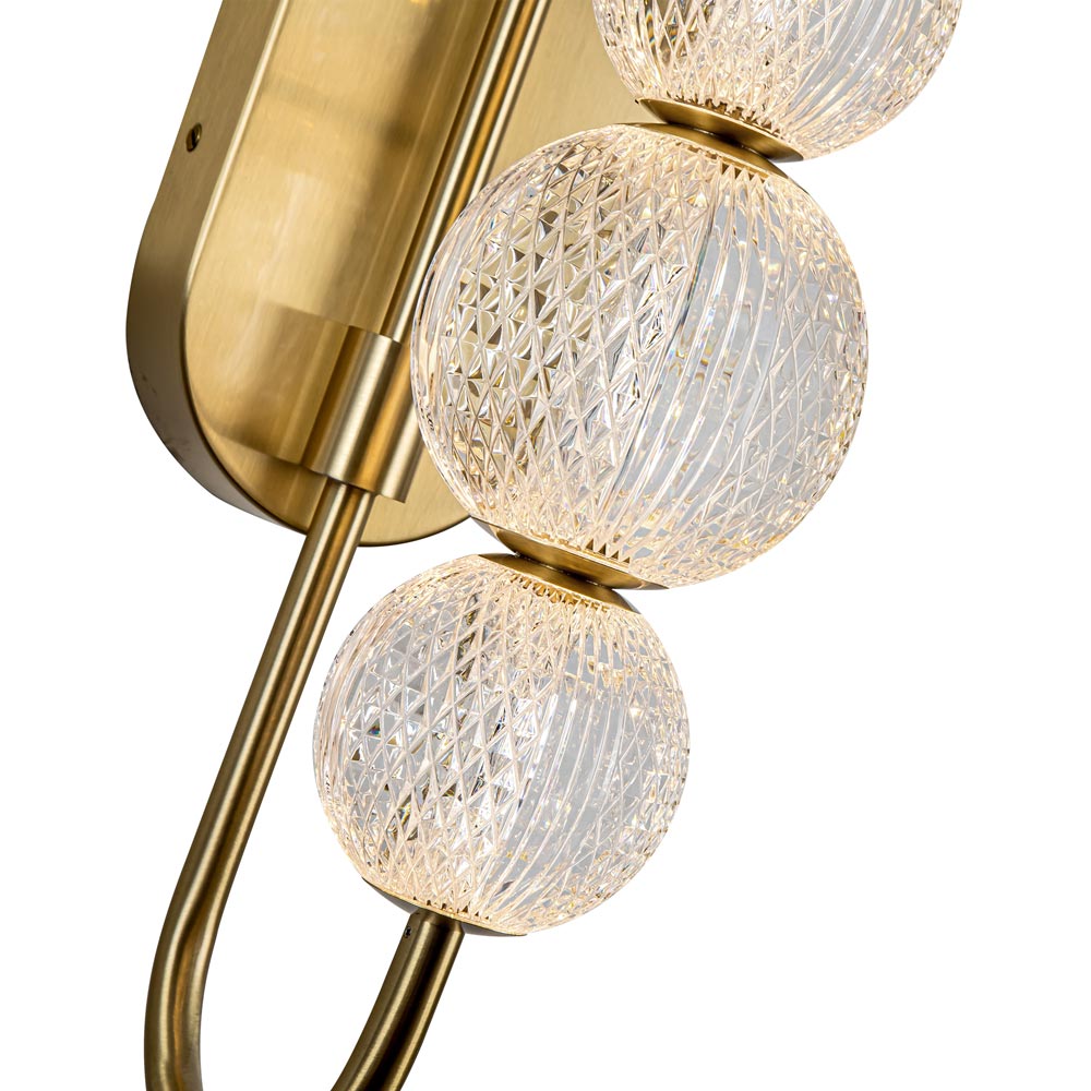 Marni LED Bath Vanity Light in Detail.