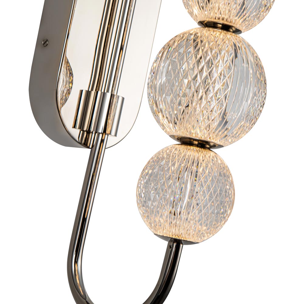 Marni LED Bath Vanity Light in Detail.