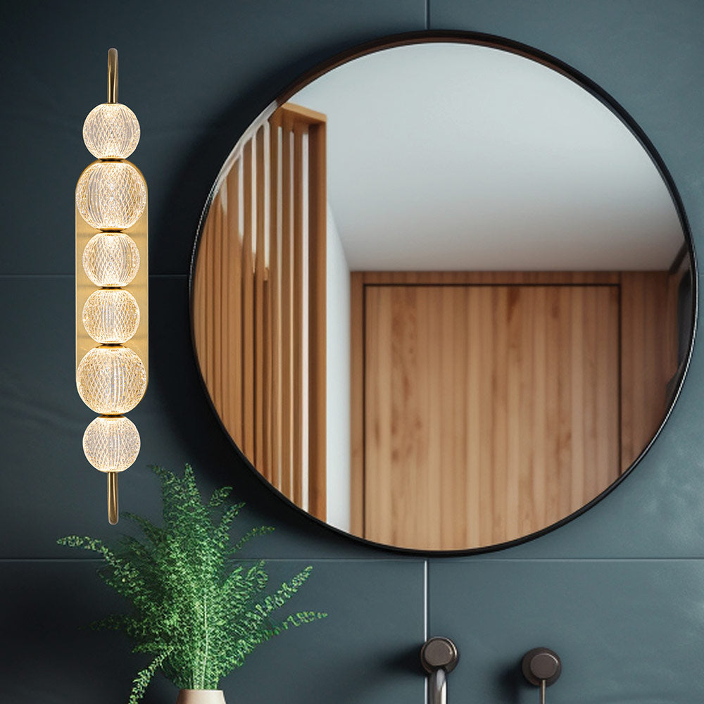 Marni LED Bath Vanity Light in Detail.
