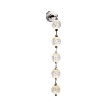 Marni WV32100 LED Bath Vanity Light in Polished Nickel (38.25-Inch).