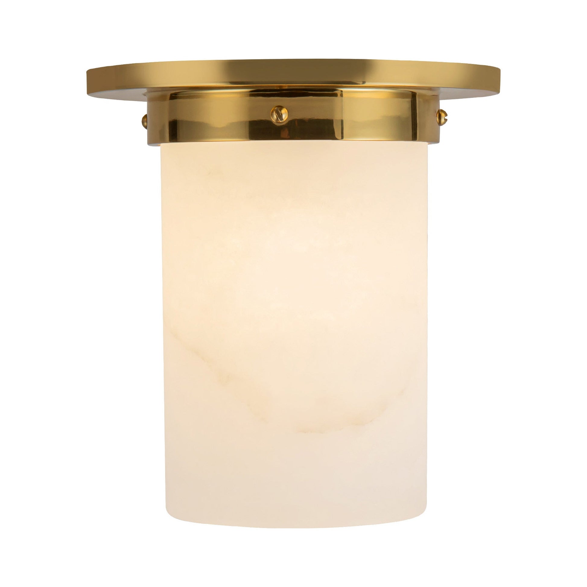 Mineral Cylinder Flush Mount Ceiling Light.