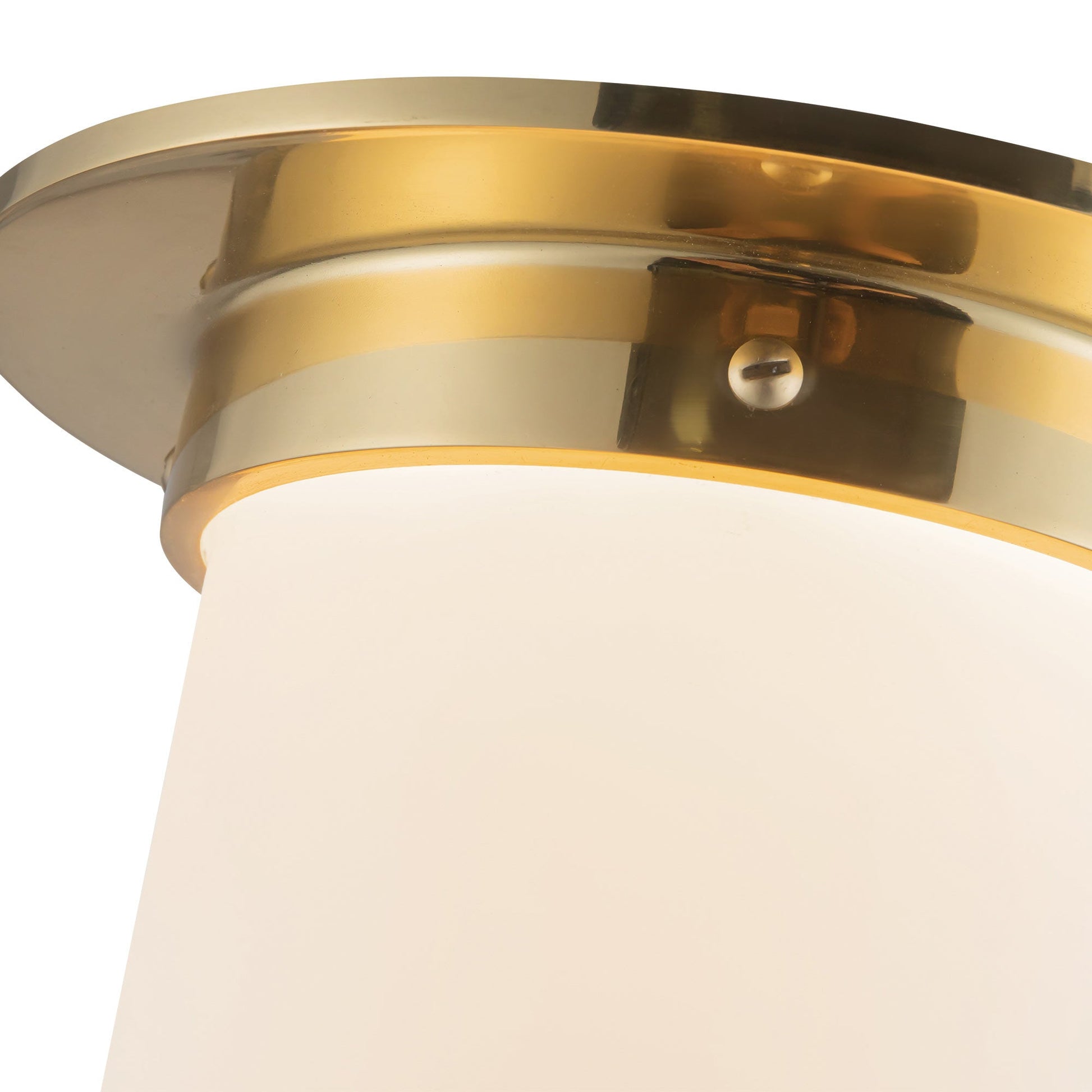Mineral Cylinder Flush Mount Ceiling Light in Detail.