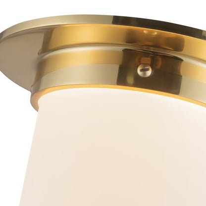 Mineral Cylinder Flush Mount Ceiling Light in Detail.