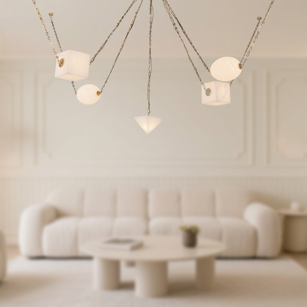 Mineral LED Chandelier in Detail.