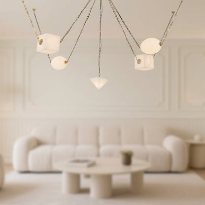 Mineral LED Chandelier in Detail.