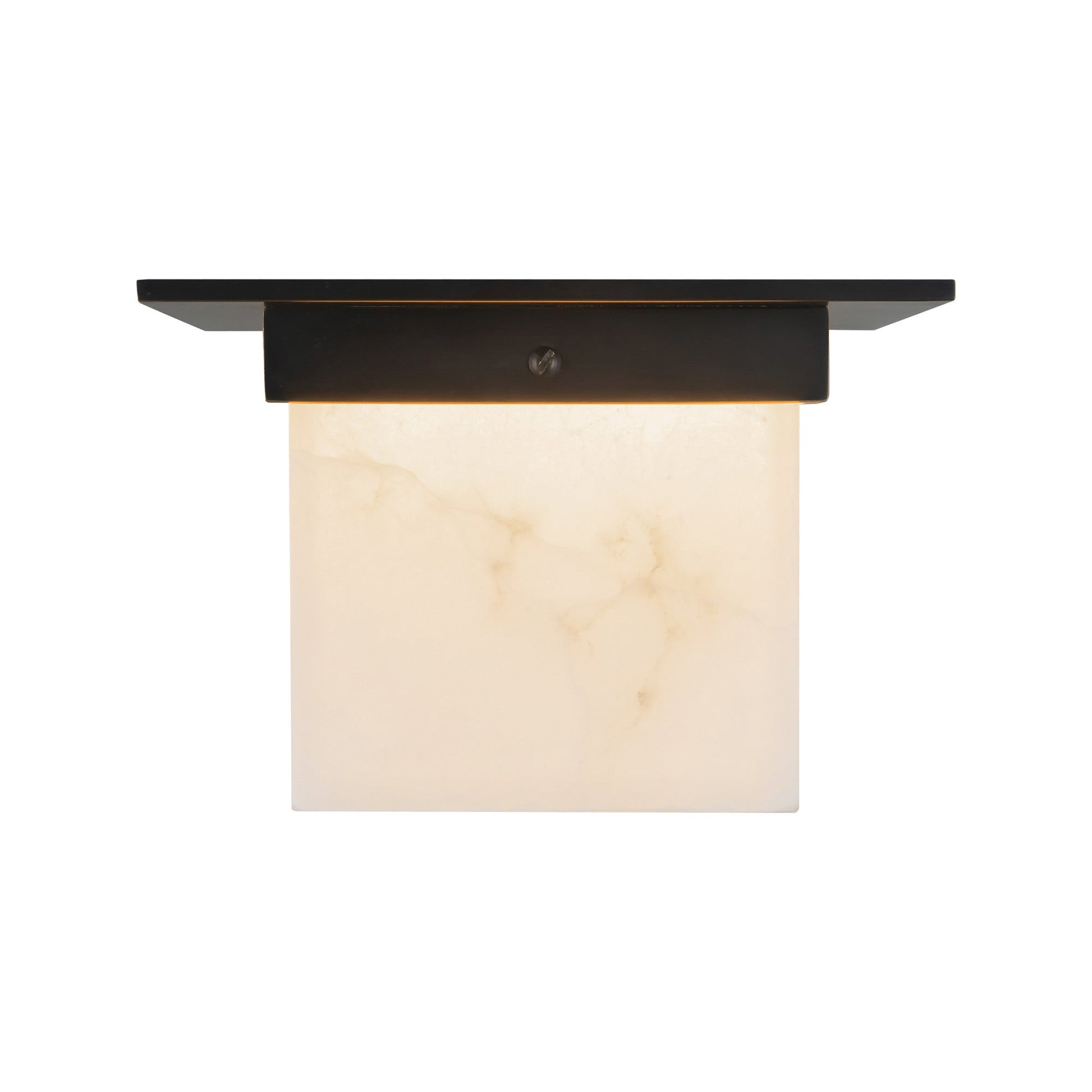 Mineral Rectangular Flush Mount Ceiling Light.