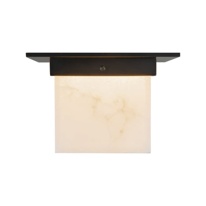Mineral Rectangular Flush Mount Ceiling Light.