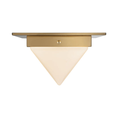 Mineral Triangular Flush Mount Ceiling Light.