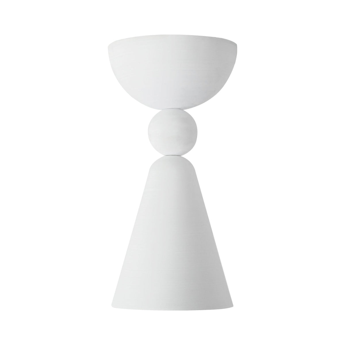 Murphy Semi Flush Mount Ceiling Light in Antique White.
