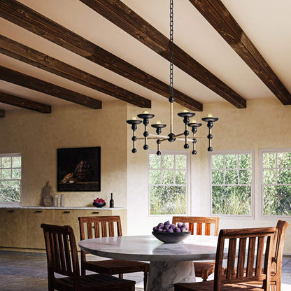 Nadine Chandelier in dining room.
