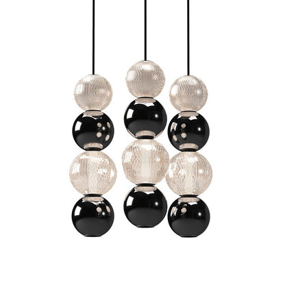 Onyx LED Multi Light Pendant Light in Detail.