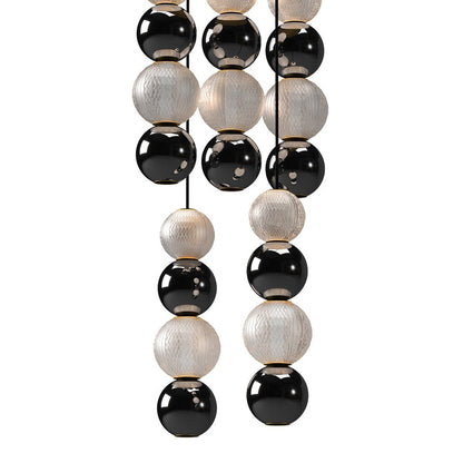 Onyx LED Multi Light Pendant Light in Detail.