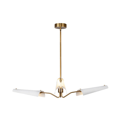 Osorio LED Chandelier in Matte White (3-Light).