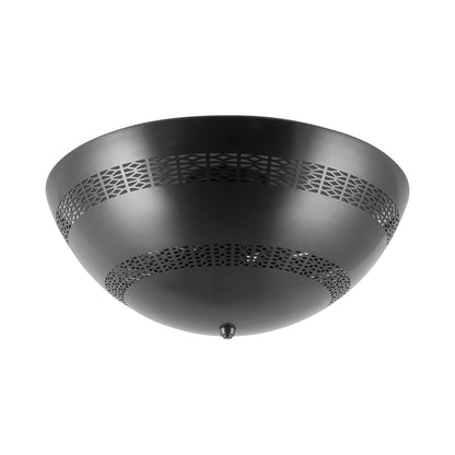 Overland Flush Mount Ceiling Light in Urban Bronze.