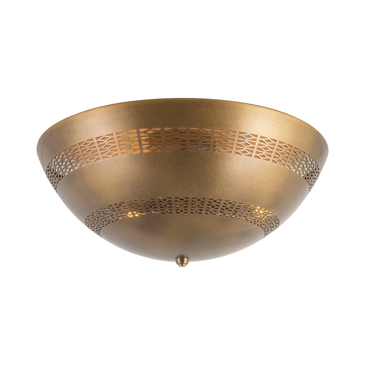Overland Flush Mount Ceiling Light in Detail.